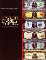 Cover of: The Taylor Family Collection, Heritage Currency Signature Auction #364