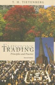 Cover of: Emissions trading: principles and practice