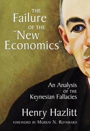 Cover of: The Failure of the New Economics by Henry Hazlitt