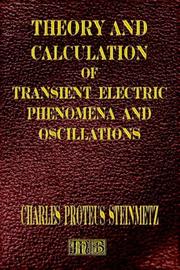 Cover of: Transient Electric Phenomena and Oscillations - Third Edition