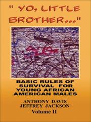 Cover of: "Yo, Little Brother . . ." Volume II: Basic Rules of Survival for Young African American Males