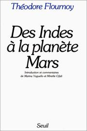 Cover of: Des Indes à la planète Mars by Théodore Flournoy