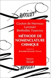 Cover of: Méthode de nomenclature chimique