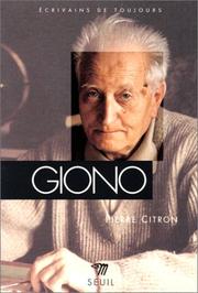 Cover of: Giono