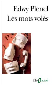Cover of: Les Mots volés by Edwy Plenel