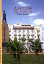 Cover of: Alexandrie: hier et demain