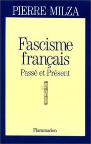 Cover of: Fascisme français: passé et présent
