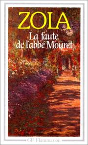 La faute de l'abbe Mouret by Émile Zola