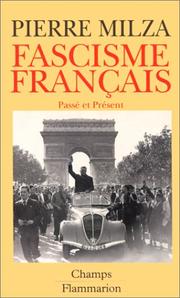 Cover of: Fascisme français, passé et présent