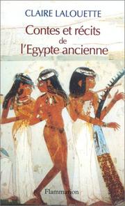 Cover of: Contes et récits de l'Egypte ancienne