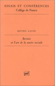Cover of: Bernin et l'art de la satire sociale