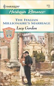 Cover of: The Italian millionaire's marriage