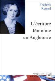 Cover of: L'Ecriture féminine en Angleterre