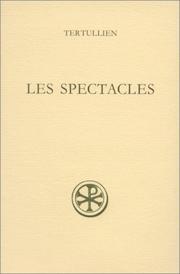 Cover of: Les  spectacles =: De spectaculis