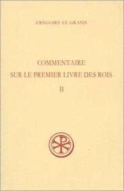 Cover of: Commentaire sur le premier livre des Rois