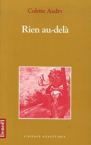 Cover of: Rien au-delà