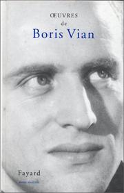 Cover of: Oeuvres complètes, tome 6 by Boris Vian, Gilbert Pestureau