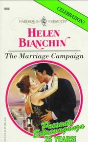 Cover of: Marriage Campaign (Presents , No 1960)