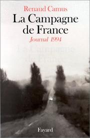 Cover of: La campagne de France: journal 1994