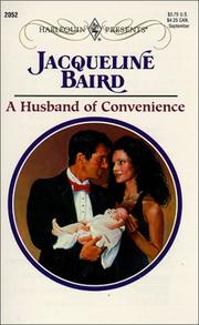 Cover of: A Husband of Convenience (Harlequin Presents, No. 2052)