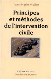Cover of: Principes et méthodes de l'intervention civile
