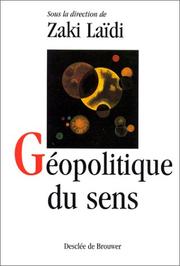 Cover of: Géopolitique du sens