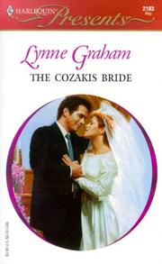 Cover of: The Cozakis Bride (Harlequin Presents, 2103)