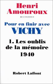 Pour en finir avec Vichy by Henri Amouroux
