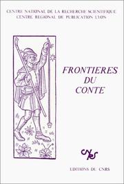 Cover of: Frontières du conte