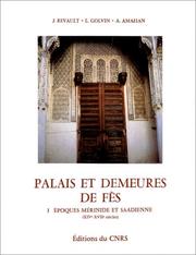 Cover of: Palais et demeures de Fès
