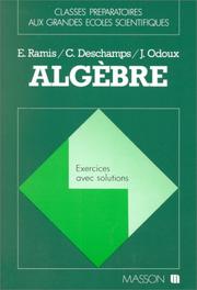 Cover of: Algebre: Exercises avec solutions