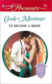 Cover of: To Become a Bride