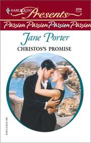 Cover of: Christos'S Promise (Presents Passion) (Harlequin Presents Passion, 2210) by Jane Porter