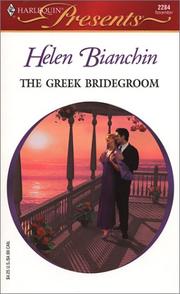 Cover of: The Greek Bridegroom: Dimitriades Book 2