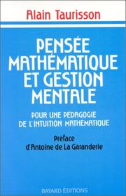 Cover of: Gestion mentale et pensée mathématique