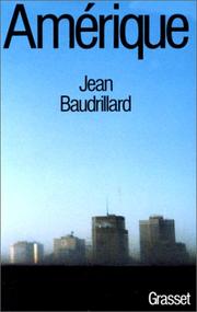 Cover of: Amérique by Jean Baudrillard