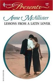 Cover of: Lessons from a Latin Lover (Harlequin Presents, No. 2467)(Pelican Cay)