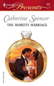 Cover of: The Moretti Marriage