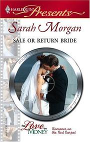 Cover of: Sale or Return Bride by Sarah Morgan