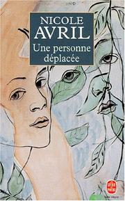 Cover of: Une personne déplacée