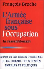 Cover of: L' Armée française sous l'Occupation