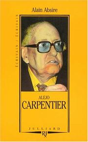 Cover of: Alejo Carpentier