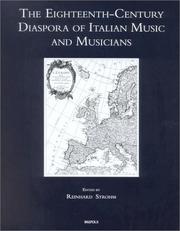 Cover of: The Eighteenth-Century Diaspora of Italian Music and Musicians (Speculum Musicae, 8) by Reinhard Strohm