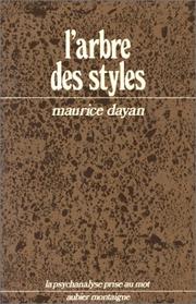 Cover of: L' arbre des styles