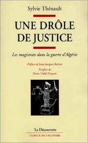 Cover of: Une drôle de justice