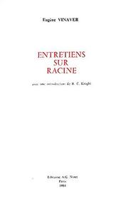 Cover of: Entretiens sur Racine