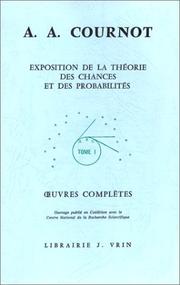 Cover of: Exposition de la théorie des chances et des probabilités