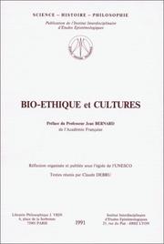 Cover of: Bio-éthique et cultures