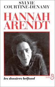 Cover of: Hannah Arendt