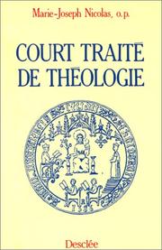 Cover of: Court traité de théologie